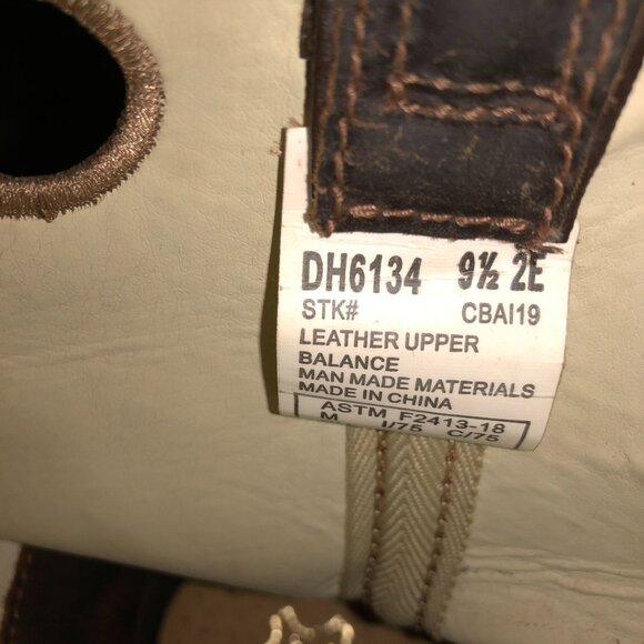 Double-H Antonio DH6134 13" Brown Leather Composite Toe Work Boots Men 9½ 2E EH - Picture 8 of 16